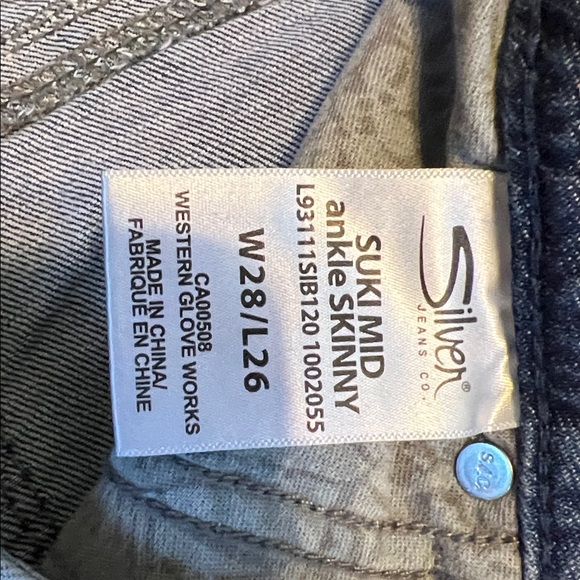 Silver Jeans suki mid Ankle skinny jeans - Picture 4 of 8